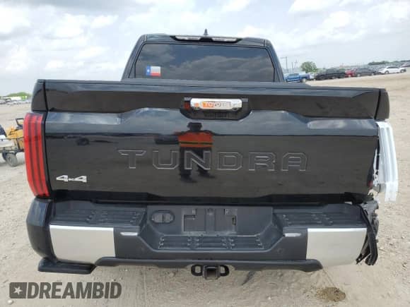 2023 Toyota Tundra Limited Hybrid with VIN 5TFJC5DB7PX019019, listed as a Copart auction lot 55318985 with 50,721 mi miles and Salvage title. Bid and sale history available at DreamBid. Image 6.