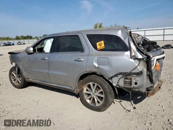 2015 Dodge Durango Limited with VIN 1C4RDJDG7FC766257, listed as a Copart auction lot 84422295 with 194,573 mi miles and Non repairable. Bid and sale history available at DreamBid. Image 2.