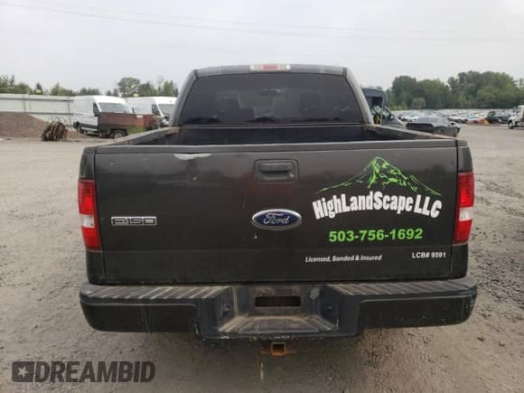2007 Ford F-150 XLT with VIN 1FTRW14W77KC68729, listed as a Copart auction lot 71216765 with Not provided miles and Clean title. Bid and sale history available at DreamBid. Image 6.