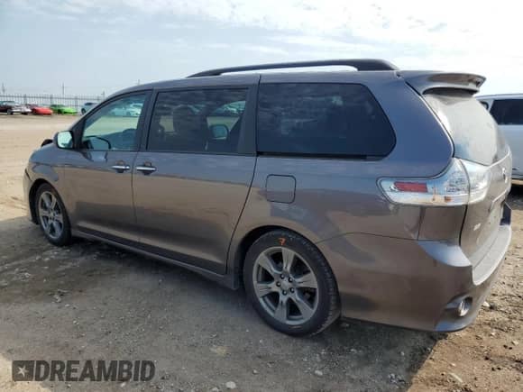 2017 Toyota Sienna SE with VIN 5TDXZ3DC3HS856993, listed as a Copart auction lot 80295975 with 113,848 mi miles and Salvage title. Bid and sale history available at DreamBid. Image 2.