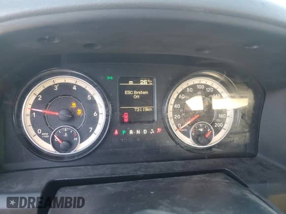 2017 Ram 1500 Express with VIN 3C6RR7KTXHG542668, listed as a Copart auction lot 83783605 with 73,119 mi miles and Salvage title. Bid and sale history available at DreamBid. Image 9.