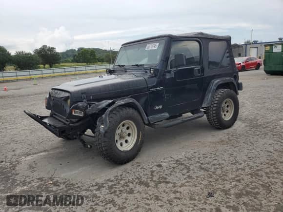 2001 Jeep Wrangler SE with VIN 1J4FA29P41P328835, listed as a Copart auction lot 68713745 with 274,578 mi miles and Clean title. Bid and sale history available at DreamBid. Image 1.