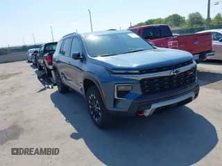 2025 Chevrolet Traverse AWD Z71 с VIN 1GNEVJRS0SJ261683, выставлен на аукционе IAAI как лот 42572021 с пробегом 1 766 миль миль и . История ставок и продаж доступна на DreamBid. Изображение 1.