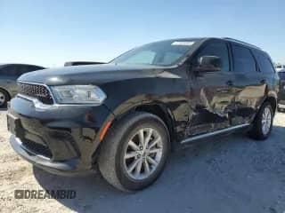 2023 Dodge Durango SXT Launch Edition with VIN 1C4RDHAG5PC616419, listed as a Copart auction lot 87389505 with 51,503 mi miles and Salvage title. Bid and sale history available at DreamBid. Image 1.