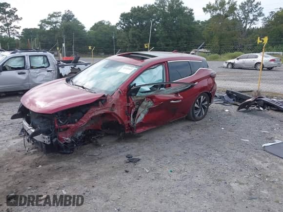 2023 Nissan Murano SL with VIN 5N1AZ2CJ5PC120326, listed as a IAAI auction lot 43225363 with 69,286 mi miles and . Bid and sale history available at DreamBid. Image 2.