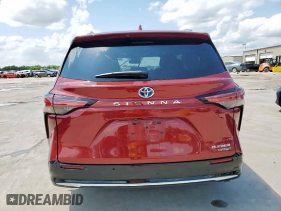 2022 Toyota Sienna Platinum с VIN 5TDERKEC8NS122894, выставлен на аукционе Copart как лот 58448855 с пробегом 83 527 миль миль и Списание • Salvage title. История ставок и продаж доступна на DreamBid. Изображение 6.