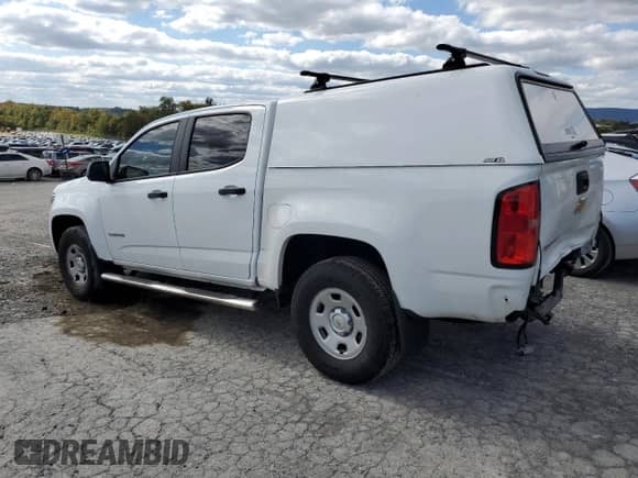 2019 Chevrolet Colorado 2WD Work Truck z VIN 1GCGSBEN5K1289186, wystawiony jako Copart lot #85114705 z przebiegiem 137 374 mil mil oraz Szkoda całkowita • Salvage title. Historia ofert i sprzedaży dostępna na DreamBid. Obrazek 2.