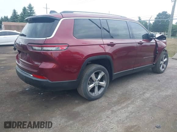 2022 Jeep Grand Cherokee Limited с VIN 1C4RJKBG3N8504867, выставлен на аукционе IAAI как лот 42802360 с пробегом 29 702 миль миль и . История ставок и продаж доступна на DreamBid. Изображение 4.