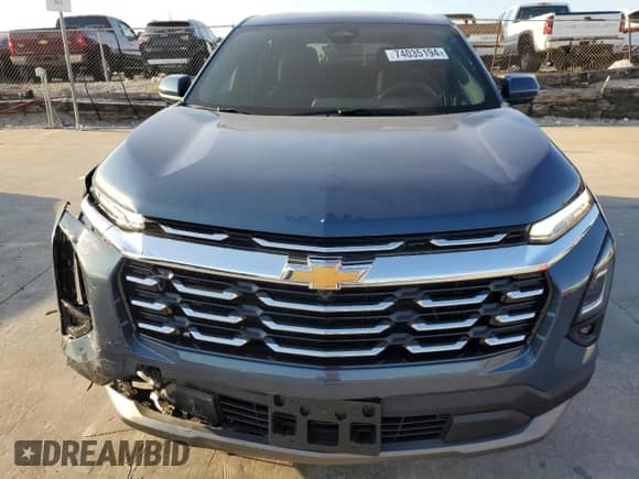 2025 Chevrolet Equinox FWD LT с VIN 3GNAXHEG1SL105907, выставлен на аукционе Copart как лот 74035194 с пробегом 450 миль миль и Списание • Salvage title. История ставок и продаж доступна на DreamBid. Изображение 5.