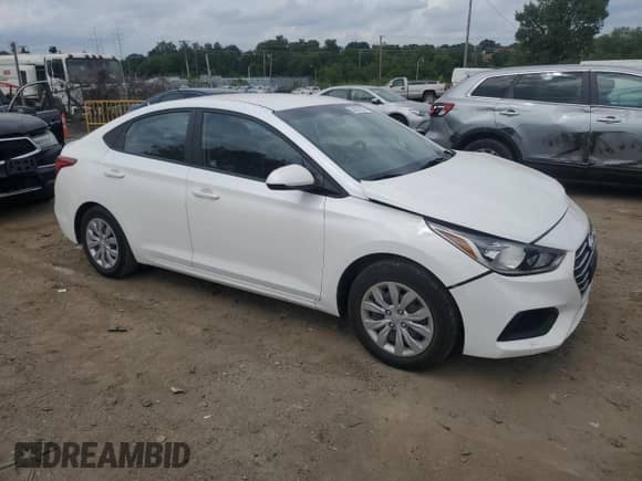2021 Hyundai Accent SE с VIN 3KPC24A6XME139180, выставлен на аукционе Copart как лот 68857335 с пробегом 51 202 миль миль и Списание • Salvage title. История ставок и продаж доступна на DreamBid. Изображение 4.