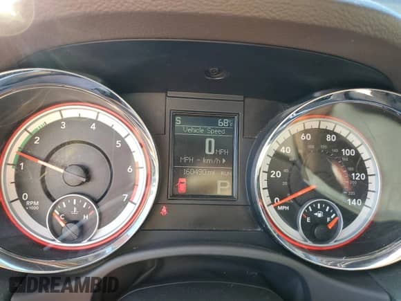 2013 Dodge Durango Crew with VIN 1C4SDJDT5DC652415, listed as a Copart auction lot 81213345 with 160,490 mi miles and Salvage title. Bid and sale history available at DreamBid. Image 9.