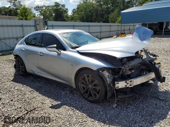 2024 Lexus IS 350 F Sport z VIN JTHGZ1B28R5073186, wystawiony jako Copart lot #64879725 z przebiegiem 43 845 mil mil oraz Szkoda całkowita • Salvage title. Historia ofert i sprzedaży dostępna na DreamBid. Obrazek 4.