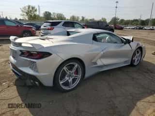 2022 Chevrolet Corvette 3LT с VIN 1G1YC3D43N5123061, выставлен на аукционе Copart как лот 74009344 с пробегом 7 843 миль миль и Чистый • Clean title. История ставок и продаж доступна на DreamBid. Изображение 3.