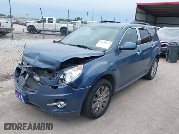 2011 Chevrolet Equinox 2LT with VIN 2CNFLNE52B6383142, listed as a IAAI auction lot 42348638 with 177,464 mi miles and . Bid and sale history available at DreamBid. Image 2.