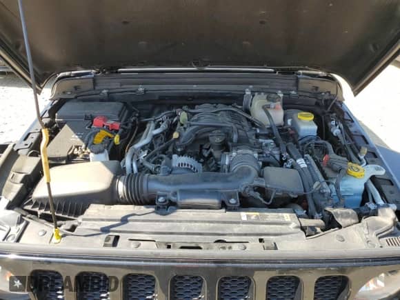 2022 Jeep Wrangler Unlimited Sport z VIN 1C4HJXDG5NW155504, wystawiony jako Copart lot #70189964 z przebiegiem 44 101 mil mil oraz Szkoda całkowita • Salvage title. Historia ofert i sprzedaży dostępna na DreamBid. Obrazek 12.