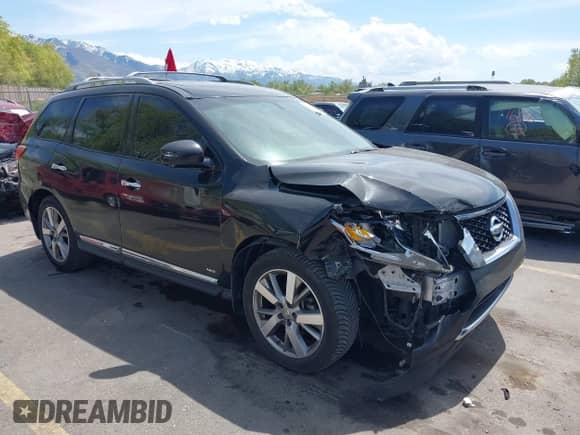 2013 Nissan Pathfinder SL with VIN 5N1AR2MMXDC681111, listed as a IAAI auction lot 42126475 with 125,814 mi miles and . Bid and sale history available at DreamBid. Image 1.