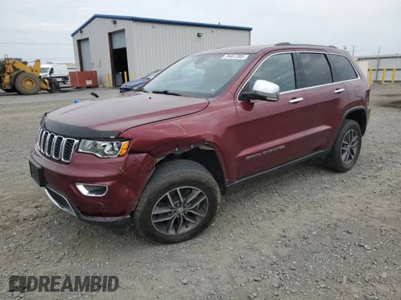 2017 Jeep Grand Cherokee Limited with VIN 1C4RJFBT3HC911545, listed as a Copart auction lot 70457285 with 47,694 mi miles and Salvage title. Bid and sale history available at DreamBid. Image 1.