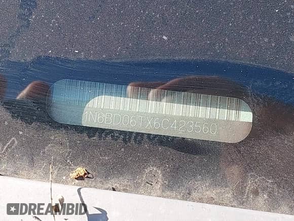 2006 Nissan Frontier XE with VIN 1N6BD06TX6C423560, listed as a IAAI auction lot 43420738 with 325,197 mi miles and . Bid and sale history available at DreamBid. Image 12.