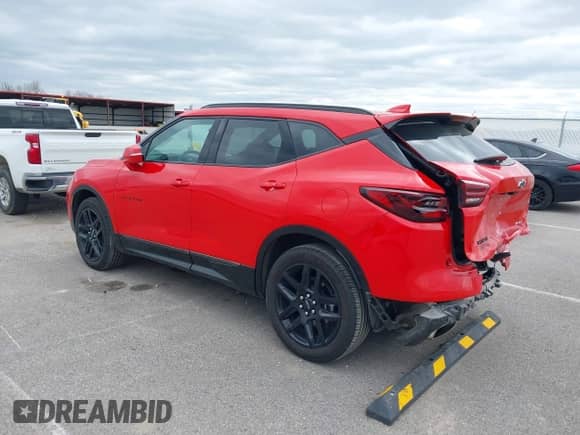 2023 Chevrolet Blazer RS с VIN 3GNKBERS4PS176709, выставлен на аукционе IAAI как лот 42034096 с пробегом 16 264 миль миль и . История ставок и продаж доступна на DreamBid. Изображение 3.