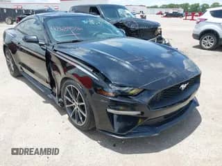 2019 Ford Mustang EcoBoost with VIN 1FA6P8THXK5143734, listed as a IAAI auction lot 42639536 with 65,539 mi miles and . Bid and sale history available at DreamBid. Image 1.