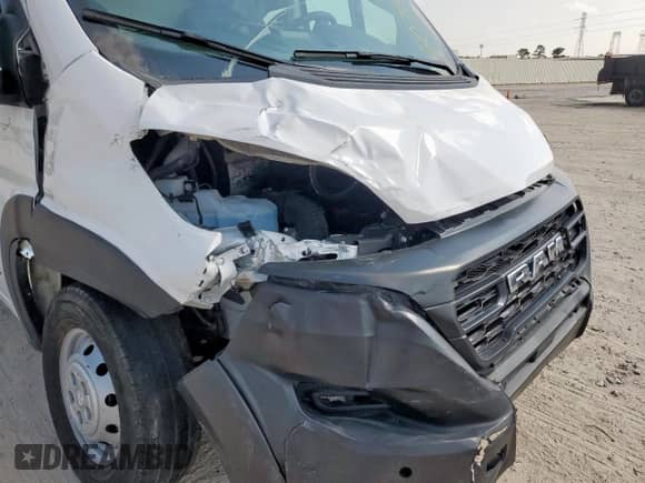 2023 Ram ProMaster Cargo z VIN 3C6LRVDG7PE581240, wystawiony jako Copart lot #80754715 z przebiegiem 26 354 mil mil oraz Szkoda całkowita • Salvage title. Historia ofert i sprzedaży dostępna na DreamBid. Obrazek 9.