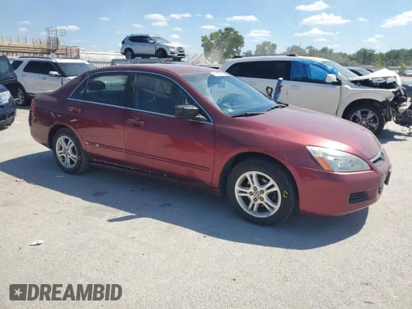 2006 Honda Accord LX SE with VIN 1HGCM56346A064448, listed as a Copart auction lot 70198695 with 314,616 mi miles and Salvage title. Bid and sale history available at DreamBid. Image 4.