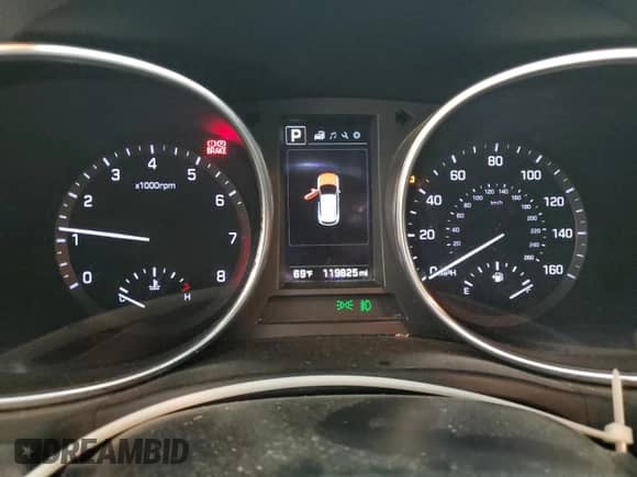 2018 Hyundai Santa Fe 2.0T с VIN 5XYZUDLA5JG512405, выставлен на аукционе Copart как лот 80729765 с пробегом 119 825 миль миль и Списание • Salvage title. История ставок и продаж доступна на DreamBid. Изображение 9.