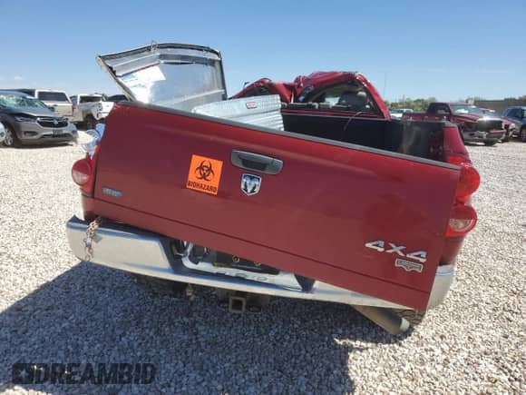 2008 Dodge 3500 Laramie with VIN 3D7MX38A78G201225, listed as a Copart auction lot 67330714 with Not provided miles and Clean title. Bid and sale history available at DreamBid. Image 6.