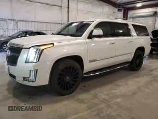 2020 Cadillac Escalade ESV Luxury with VIN 1GYS4HKJ6LR275321, listed as a Copart auction lot 62948505 with 143,001 mi miles and Salvage title. Bid and sale history available at DreamBid. Image 1.