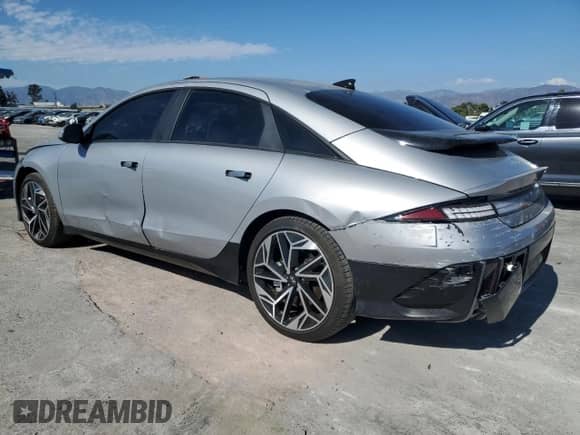 2024 Hyundai Ioniq 6 SEL with VIN KMHM34AAXRA062452, listed as a Copart auction lot 84236125 with 12,194 mi miles and Salvage title. Bid and sale history available at DreamBid. Image 2.