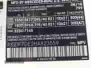 2017 Mercedes-Benz GLS 550 with VIN 4JGDF7DE2HA823559, listed as a IAAI auction lot 42489576 with 132,152 mi miles and . Bid and sale history available at DreamBid. Image 9.