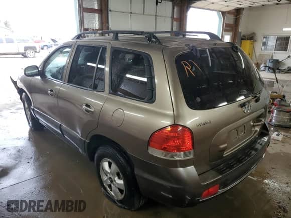 2005 Hyundai Santa Fe GLS z VIN KM8SC73D45U972784, wystawiony jako Copart lot #80883594 z przebiegiem Nie podano mil oraz Szkoda całkowita • Salvage title. Historia ofert i sprzedaży dostępna na DreamBid. Obrazek 2.