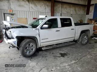 2018 GMC Sierra 1500 SLT z VIN 3GTU2NEJ3JG527943, wystawiony jako Copart lot #60227285 z przebiegiem 120 750 mil mil oraz Szkoda całkowita • Salvage title. Historia ofert i sprzedaży dostępna na DreamBid. Obrazek 1.