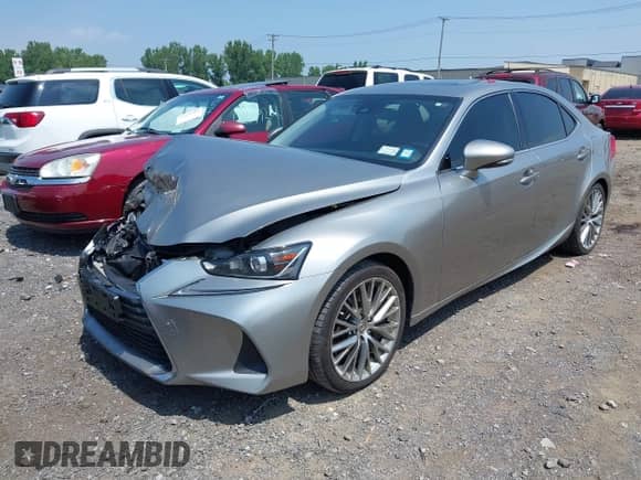 2017 Lexus IS 300 with VIN JTHCM1D20H5015033, listed as a IAAI auction lot 42735137 with 104,155 mi miles and . Bid and sale history available at DreamBid. Image 2.