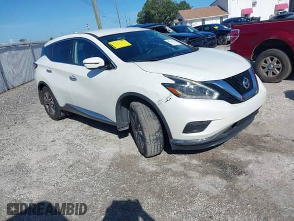 2018 Nissan Murano S with VIN 5N1AZ2MG5JN137965, listed as a IAAI auction lot 42517151 with 112,771 mi miles and . Bid and sale history available at DreamBid. Image 1.