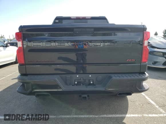 2022 Chevrolet Silverado 1500 RST with VIN 1GCPWDED5NZ142606, listed as a Copart auction lot 79077014 with 26,769 mi miles and Salvage title. Bid and sale history available at DreamBid. Image 6.