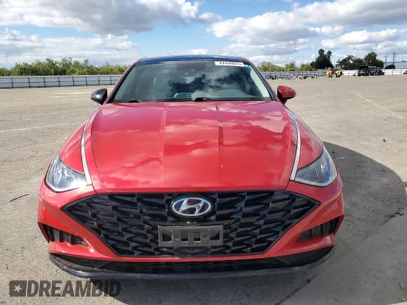 2022 Hyundai Sonata SEL with VIN KMHL14JA9NA194193, listed as a Copart auction lot 87040075 with 60,809 mi miles and Salvage title. Bid and sale history available at DreamBid. Image 5.