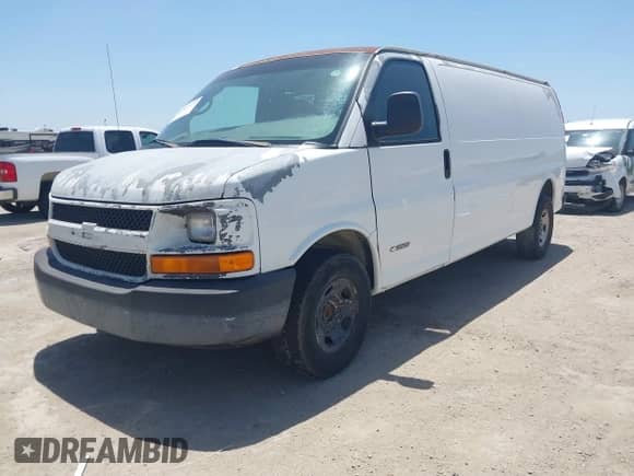 2004 Chevrolet Express Cargo with VIN 1GCGG29U941115868, listed as a IAAI auction lot 42852475 with 269,082 mi miles and . Bid and sale history available at DreamBid. Image 1.