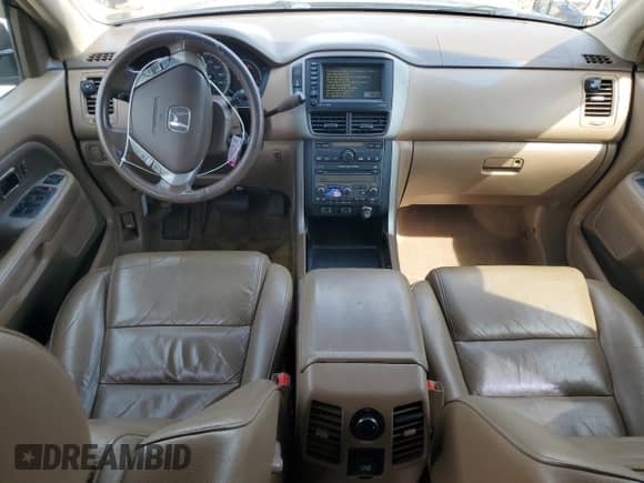 2006 Honda Pilot EX-L with VIN 5FNYF18766B028436, listed as a Copart auction lot 81768575 with 154,821 mi miles and Salvage title. Bid and sale history available at DreamBid. Image 8.