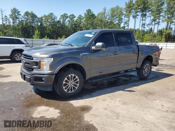 2020 Ford F-150 XL with VIN 1FTEW1E55LKF07211, listed as a Copart auction lot 80660355 with 90,314 mi miles and Salvage title. Bid and sale history available at DreamBid. Image 1.
