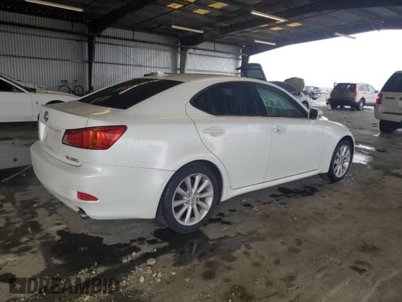 2009 Lexus IS 250 с VIN JTHBK262692084672, выставлен на аукционе Copart как лот 86324385 с пробегом 79 330 миль миль и Списание • Salvage title. История ставок и продаж доступна на DreamBid. Изображение 3.
