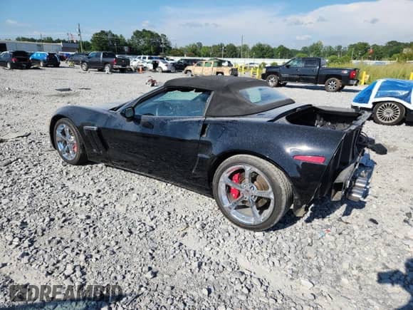 2013 Chevrolet Corvette Z16 Grand Sport 3LT with VIN 1G1YW3DW1D5104452, listed as a Copart auction lot 64490215 with 23,727 mi miles and Salvage title. Bid and sale history available at DreamBid. Image 2.