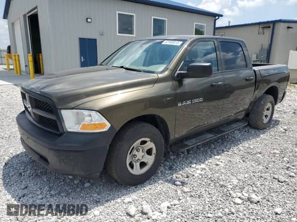 2012 Ram 1500 Tradesman with VIN 1C6RD7KP9CS254482, listed as a Copart auction lot 62598915 with 137,646 mi miles and Salvage title. Bid and sale history available at DreamBid. Image 1.