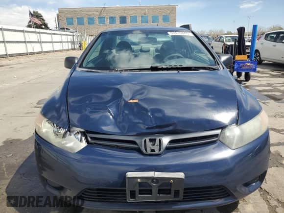 2006 Honda Civic with VIN 2HGFG112X6H577796, listed as a Copart auction lot 53915845 with 267,612 mi miles and Salvage title. Bid and sale history available at DreamBid. Image 5.