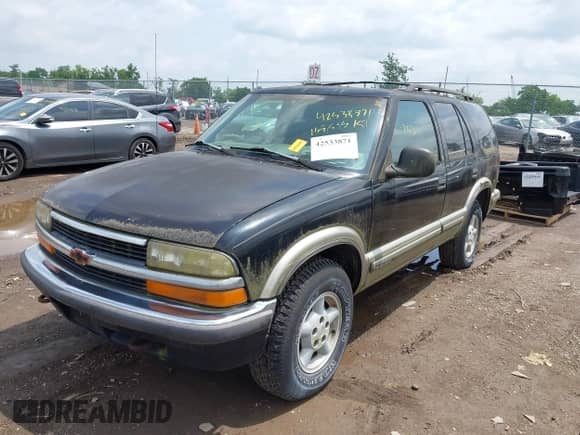 1998 Chevrolet Blazer LS z VIN 1GNDT13W9W2289009, wystawiony jako IAAI lot #42533871 z przebiegiem 165 585 mil mil oraz . Historia ofert i sprzedaży dostępna na DreamBid. Obrazek 2.