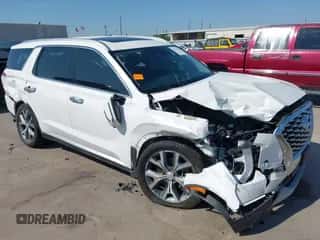 2020 Hyundai Palisade SEL with VIN KM8R44HE0LU083635, listed as a IAAI auction lot 43159920 with 52,721 mi miles and . Bid and sale history available at DreamBid. Image 1.