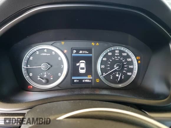 2018 Hyundai Sonata Limited with VIN 5NPE34AF3JH724373, listed as a Copart auction lot 84566355 with 61,456 mi miles and Salvage title. Bid and sale history available at DreamBid. Image 9.