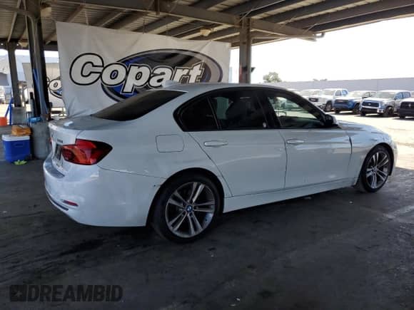 2016 BMW 3 Series 328i with VIN WBA8E9C56GK648194, listed as a Copart auction lot 72055065 with 179,822 mi miles and Clean title. Bid and sale history available at DreamBid. Image 3.
