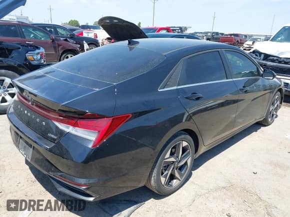 2023 Hyundai Elantra Limited with VIN KMHLP4AG1PU525126, listed as a IAAI auction lot 42981498 with 29,733 mi miles and . Bid and sale history available at DreamBid. Image 4.