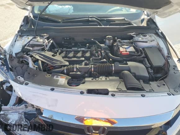 2021 Honda Accord EX-L with VIN 1HGCV1F51MA008097, listed as a Copart auction lot 80035805 with 58,979 mi miles and Salvage title. Bid and sale history available at DreamBid. Image 11.